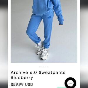 White Fox 6.0 Blueberry Sweatpants